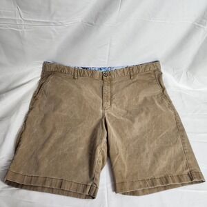 Tommy Bahama Mens Khaki‎ Shorts Size 42 Small Ink Spot